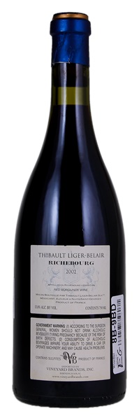 2002 Thibault Liger-Belair Richebourg, 750ml