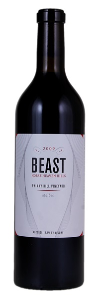 2009 Beast Phinny Hill Vineyard Malbec, 750ml