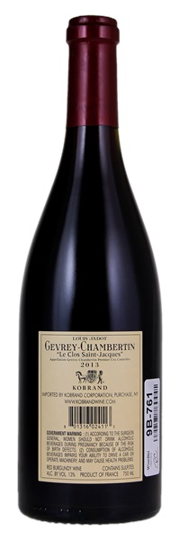 2013 Louis Jadot Gevrey-Chambertin Clos St. Jacques