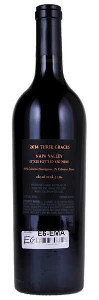 2014 Clos du Val Three Graces Cabernet Sauvignon