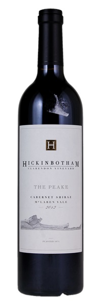 2012 Hickinbotham Clarendon Vineyard The Peake Cabernet Shiraz, 750ml