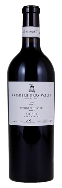 2012 Premiere Napa Valley Auction Somerston Estate Auction 18 Lot 34 Red, 750ml