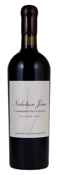 2012 Nicholson Jones Selection Sugar Loaf Cabernet Sauvignon, 750ml