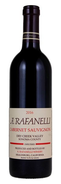 2016 A. Rafanelli Cabernet Sauvignon, 750ml