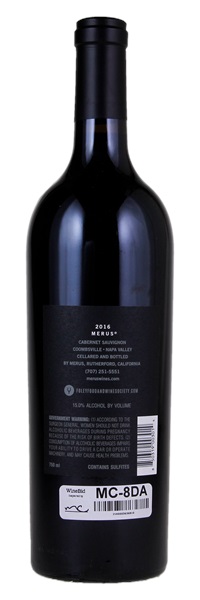2016 Merus Cabernet Sauvignon, 750ml