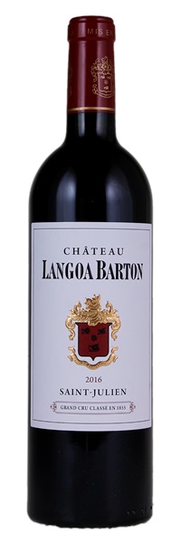 2016 Château Langoa-Barton, 750ml