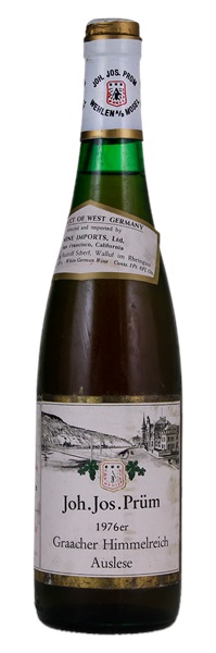 1976 Joh. Jos. Prüm Graacher Himmelreich Riesling Auslese #9, 750ml