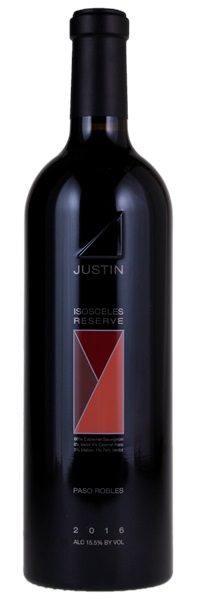 2016 Justin Vineyards Reserve Isosceles, 750ml