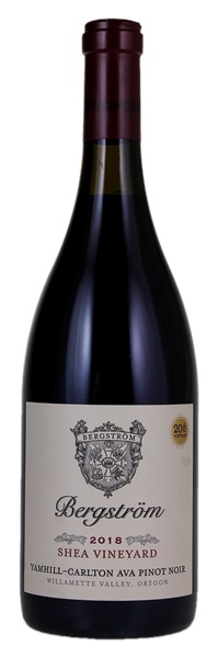 2018 Bergstrom Winery Shea Vineyard Pinot Noir, 750ml
