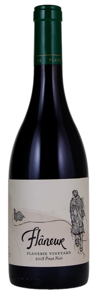 2018 Flâneur Flanerie Vineyard Pinot Noir, 750ml