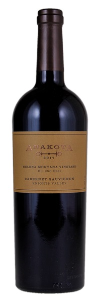 2017 Anakota Helena Montana Vineyard Cabernet Sauvignon, 750ml