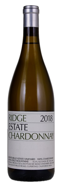 2018 Ridge Santa Cruz Mountain Estate Chardonnay, 750ml