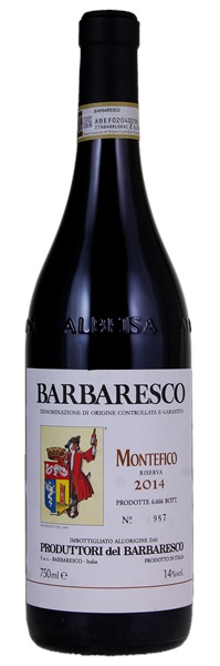 2014 Produttori del Barbaresco Barbaresco Montefico Riserva, 750ml