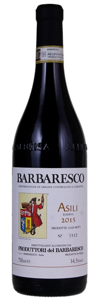 2015 Produttori del Barbaresco Barbaresco Asili Riserva, 750ml