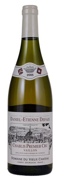 2005 Daniel-Etienne Defaix Chablis Vaillon, 750ml