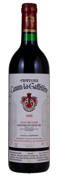 1989 Château Canon-La-Gaffeliere, 750ml