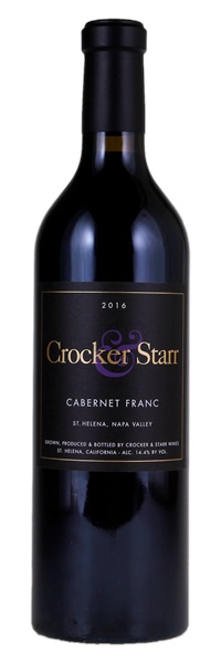 2016 Crocker & Starr Cabernet Franc, 750ml