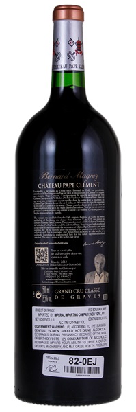2012 Château Pape-Clement, 1.5ltr