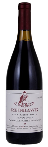 2005 Redhawk Vineyard Pataccoli Family Vineyard Pinot Noir, 750ml