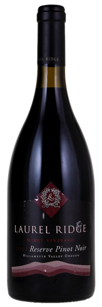 2002 Laurel Ridge Wirtz Vineyard Reserve Pinot Noir, 750ml