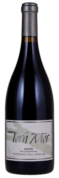 2003 Torii Mor Temperance Hill Vineyard Pinot Noir, 750ml
