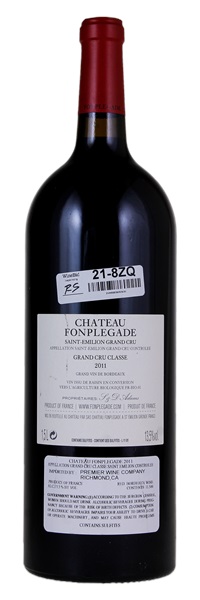 2011 Château Fonplegade, 1.5ltr