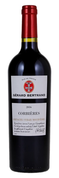 2016 Gerard Bertrand Corbières Grenache-Syrah-Mourvedre, 750ml