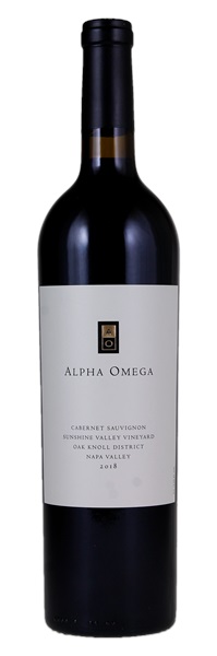 2018 Alpha Omega Sunshine Valley Vineyard Cabernet Sauvignon, 750ml