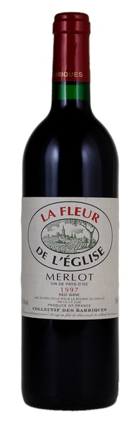 1997 La Fleur de L'Eglise Vin de Pays d'Oc Merlot Collectif des Barriques, 750ml