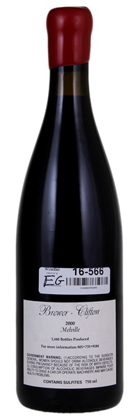 2000 Brewer-Clifton Melville Pinot Noir, 750ml