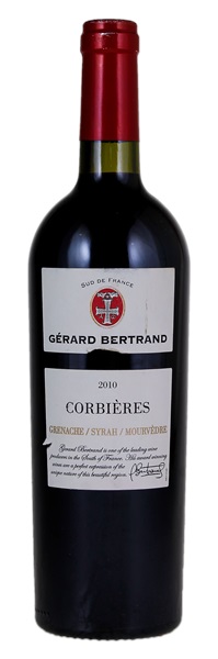 2010 Gerard Bertrand Corbières Grenache-Syrah-Mourvedre, 750ml