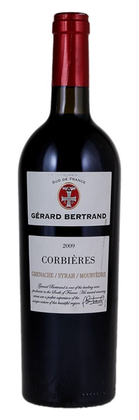 2009 Gerard Bertrand Corbières Grenache-Syrah-Mourvedre, 750ml