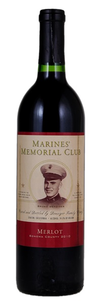 2010 Benziger Family Winery Marines Memorial Club Merlot, 750ml