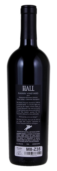 2017 Hall Rainin Vineyard Cabernet Sauvignon, 750ml