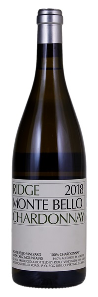 2018 Ridge Monte Bello Chardonnay, 750ml