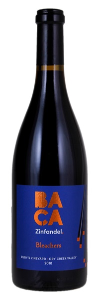 2018 BACA Rudy's Vineyard Bleachers Zinfandel, 750ml