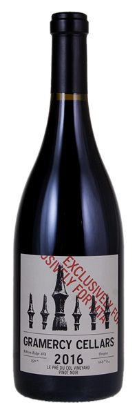2016 Gramercy Cellars Le Pre du Col Pinot Noir, 750ml