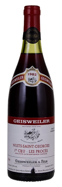 1982 Geisweiler & Fils Nuits-St-Georges, 750ml