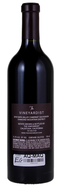 2016 The Vineyardist Cabernet Sauvignon, 750ml