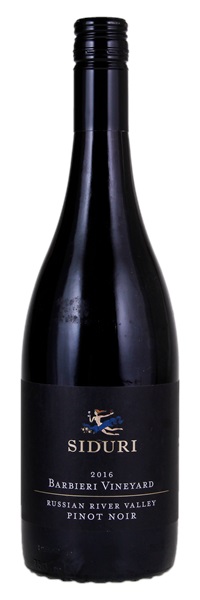 2016 Siduri Barbieri Vineyard Pinot Noir (Screwcap), 750ml