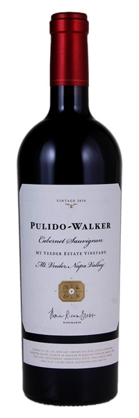 2018 Pulido-Walker Mount Veeder Estate Vineyard Cabernet Sauvignon, 750ml