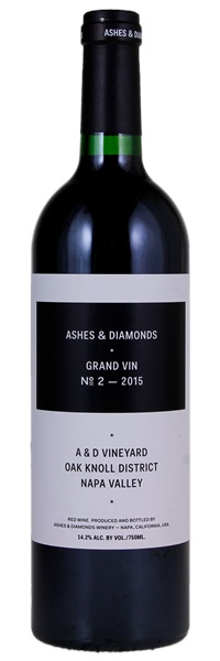 2015 Ashes & Diamonds A&D Vineyard Grand Vin No 2, 750ml
