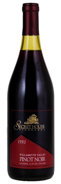 1993 Secret House Winery Pinot Noir, 750ml