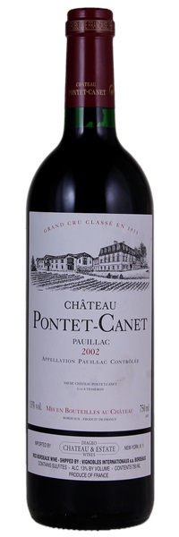 2002 Château Pontet-Canet, 750ml