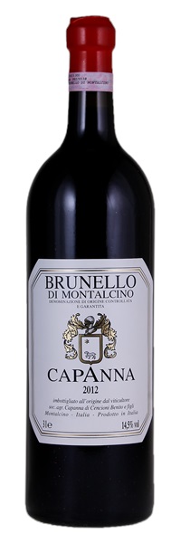 2012 Capanna Brunello di Montalcino, 3.0ltr