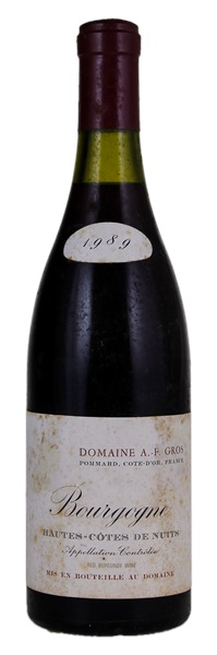 1989 Domaine A.-F. Gros Bourgogne Hautes-Côtes de Nuits Rouge, 750ml
