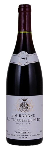 1994 Pascal Chevigny Bourgogne Hautes-Côtes de Nuits, 750ml