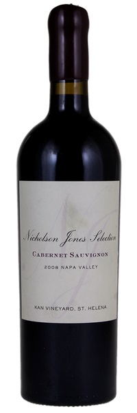 2008 Nicholson Jones Selection Kan Vineyard Cabernet Sauvignon, 750ml