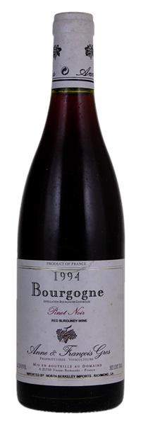 1994 Domaine Anne et Francois Gros Bourgogne, 750ml