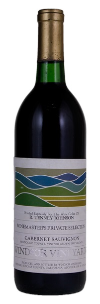 1981 Windsor Vineyards Winemaster's Private Selection Alexander Valley Cabernet Sauvignon, 750ml